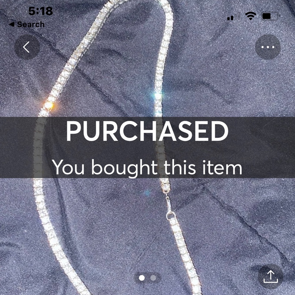 Tennis necklace